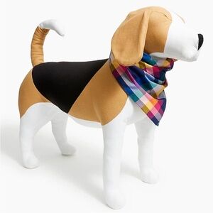 J. Crew Printed Dog Bandana- Multicolor Pattern for S/M Dog